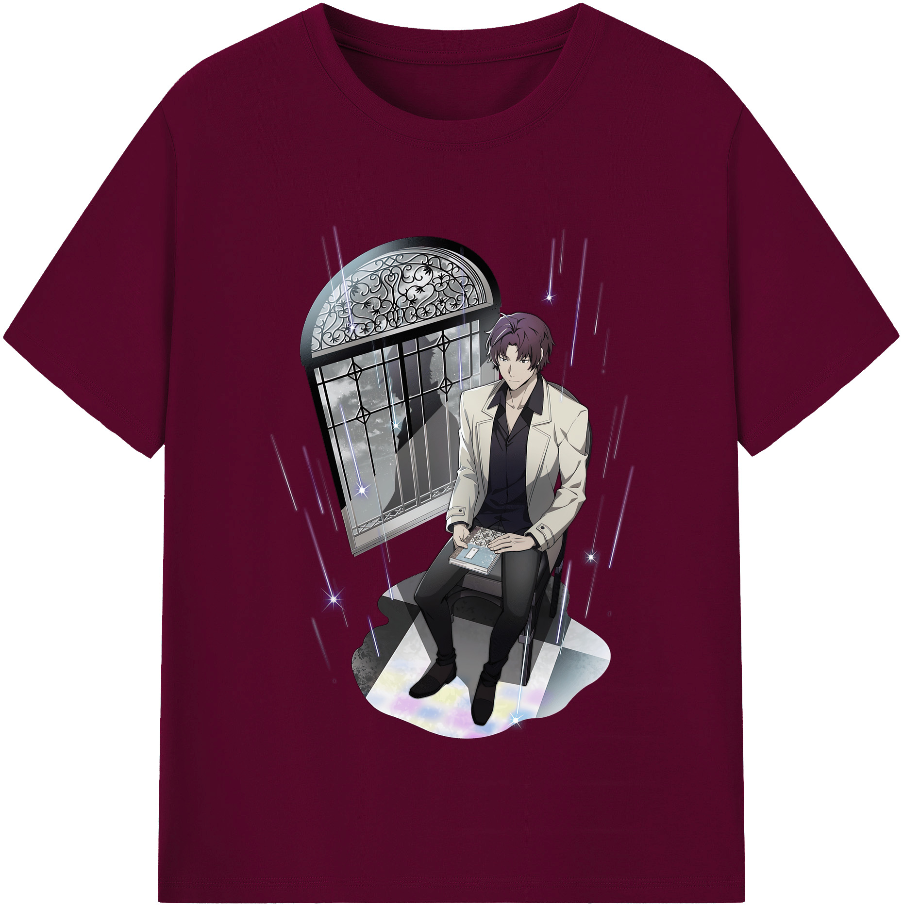 （画像用） 文豪ストレイドッグス Bungo Stray Dogs レディースカジュアルプリントTシャツ（綿100％）